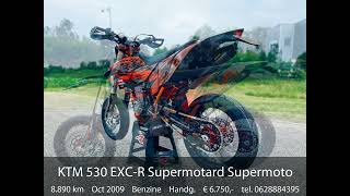 KTM 530 EXCR Supermotard Supermoto 2010 A2 VTR Style [upl. by Anitnegra]