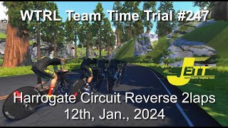 WTRL TTT 247 Harrogate Circuit Reverse 2laps [upl. by Nnaylime]