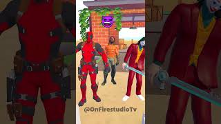 Who is Stronger Spiderman vs Joker Venom Aquaman gta spiderman funnyvideo homemaranha [upl. by Gerladina233]