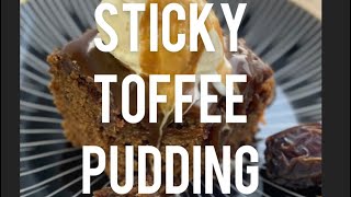 RTF  Sticky Toffee Pudding  Date Cake with a rich Butterscotch sauce [upl. by Penney413]