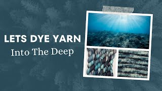 Into The Deep  A Deep Dive Into Hand Dyeing Yarn [upl. by Adnilam]