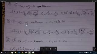 22 Confidence Interval for Difference between two means [upl. by Moule338]