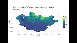 How to calculate NDVI in r program  calculate NDVI in raster calculator [upl. by Oshinski]