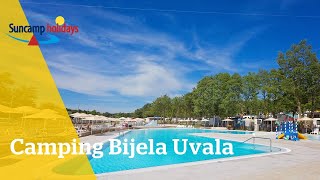 360° video campingtour op Camping Bijela Uvala  Suncamp holidays [upl. by Aihsiek]