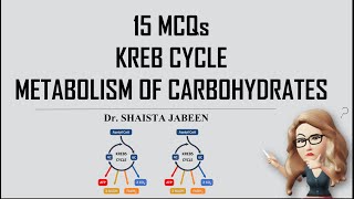 MCQs on Krebs Cycle  TCA Cycle  Citric Acid Cycle I 15 MCQs for Practice with Explanation IBiochem [upl. by Ydollem114]