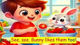 Yes Yes Vegetables Song  ‪eLearning4Kids Nursery Rhymes amp Kids Songs [upl. by Ariaek209]