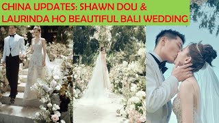 SHAWN DOU amp LAURINDA HO BEAUTIFUL BALI WEDDING [upl. by Enaitsirk400]