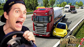 Schwerer UNFALL auf der AUTOBAHN  Euro Truck Simulator 2 mit Mods [upl. by Ares781]