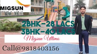 Migsun UltimoGreater noidaflats in Greater noida near parichowkCall9818403156 [upl. by Rebeka869]