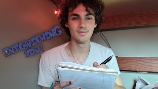 ASMR Laidback Job Interview Roleplay🖊🤵  Whispered Personal Attention [upl. by Goraud885]