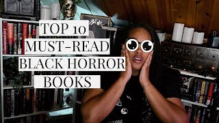 10 MustRead BLACK Horror Books By BLACK Authors🖤📚 [upl. by Tori]