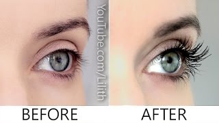 How to grow lashes naturally ✿ DIY for longer thicker fuller eyelashes [upl. by Grof]