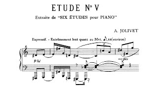 André Jolivet Étude No 5 from quot6 Étudesquot [upl. by Shari]