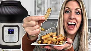 Instant Pot Air Fryer Homemade French Fries Shorts [upl. by Recneps]