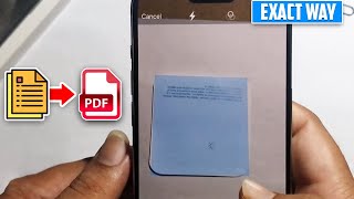 How to scan a document and make PDF in iPhone or iPad 2024 Exact Way [upl. by Rollins]