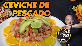 💯 Como hacer CEVICHE de PESCADO Facil y Rapido estilo SINALOA │ Ingrediente 791 [upl. by Nrehtak]