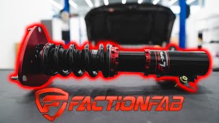 New FLSpec FactionFab Coilovers  The Do it All Coilover [upl. by Buckels]