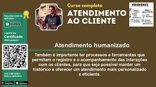 Aula 36  Atendimento Humanizado  Curso de Atendimento ao Cliente [upl. by Aicittel460]