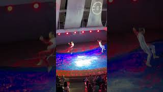 Shorts Royal Caribbean Symphony of the Seas Hiro AquaTheater Slackliners [upl. by Venus853]