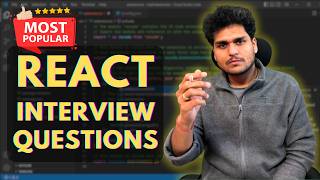 Top 12 React Interview Questions 🔥 for Freshers amp Experienced  Preparation 2024 🚀 [upl. by Johann]