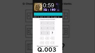 【IQ】mensa member score of 130 or higher on the IQ Test 003【TEST】 iq test score [upl. by Sinnel217]