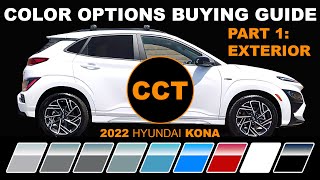 2022 Hyundai Kona  Exterior Color Options Buying Guide [upl. by Oos734]