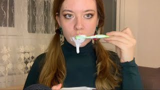 ASMR  Teeth 🦷 Brushing 🪥♥️♥️✨Big Foam 🌫️💨💨💨 [upl. by Rolland]