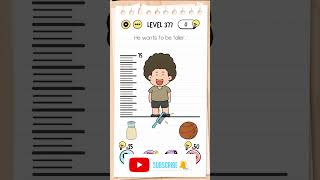 BRAIN 🧠 TEST LEVEL 377 like braintest shorts braintestgamelevel newvideo viral subscribe [upl. by Eyatnod73]