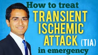 Transient Ischemic Attack TIA Emergency Treatment amp Management Symtoms Medicine Lecture USMLE [upl. by Elletnohs]