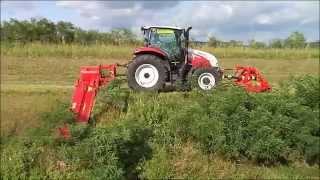 SEPPI M  offsetting mulcher SAV 275  front mulcher SMO fh [upl. by Aisena]