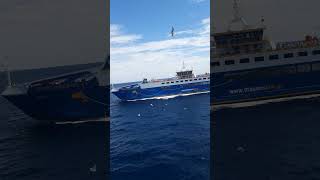 ThassosKeramoti ferry🇬🇷 travel sea [upl. by Baumann109]