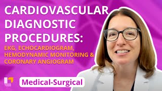 Cardiovascular Diagnostic Procedures amp Coronary Angiogram  MedicalSurgical  LevelUpRN [upl. by Rawden]