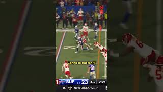 Josh Allen Gamewinning TD RUN PLAY OF THE YEAR [upl. by Rattan]