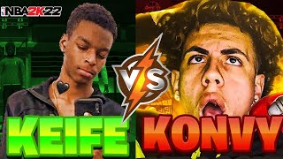 Konvy amp SheLovesShifty Vs Keife amp YoBossx 1000 Wager NBA 2K22 [upl. by Ecirtac]