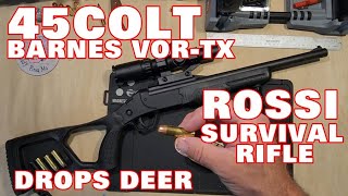 45COLT DROPS WHITETAIL DEER BARNES VORTX [upl. by Alenas144]