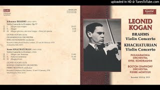 Brahms  Violin Concerto Kogan 12 [upl. by Phebe862]