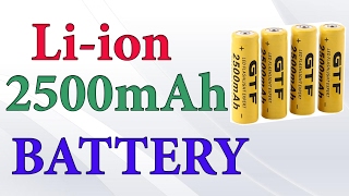 37V 14500 2500mAh Liion Rechargeable Battery FAKE ФУФЛО [upl. by Johansen]