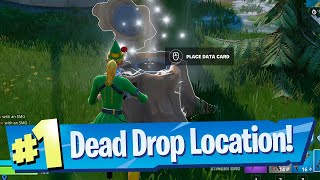 Receive Next Objective in Covert Cavern amp Drop Off Data Card at a Dead Drop Location  Fortnite [upl. by Hyacinthie]