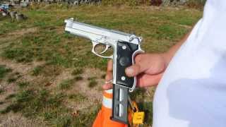 Stainless Beretta 92 FS [upl. by Derag284]