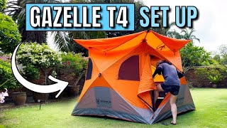 How to Set Up the Gazelle T4 Tent [upl. by Montana969]