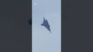 Su57 Performs Stunning Falling Leaf Maneuver at China Airshow su57airforceplane aviationchina [upl. by Othelia]