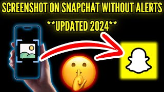 How to Take a Screenshot on Snapchat Without Notifying the Sender  2024 [upl. by Ardnossak808]