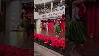 4K Daily Hula Show on 12122023 Mele Kalikimaka at Ala Moana Centerstage in Honolulu Hawaii [upl. by Ailehpo]