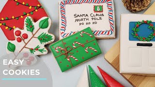 Holiday Cookies Easy Royal Icing Cookies [upl. by Oirtemed34]