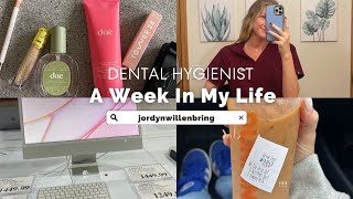 A WEEK IN MY LIFE working as a new grad dental hygienist for 6 months  come to work with me [upl. by Maroney692]