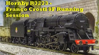 Hornby R3273 Franco Crosti 9F Running Session [upl. by Akcinahs]