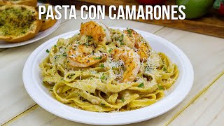 PASTA CON CAMARONES [upl. by Hamish]