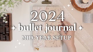 📚 2024 Bullet Journal MidYear Setup [upl. by Lerraf]