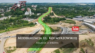 Modernizacja ul Kocmyrzowskiej  relacja z drona [upl. by Isabella]