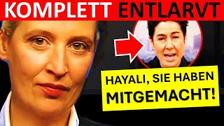 💥CRONAVERBRECHERIN🤮💥 ALICE WEIDEL ENTLARVT DUNIJA HAYALI IN LIVEINTERVIEW [upl. by Rainer]